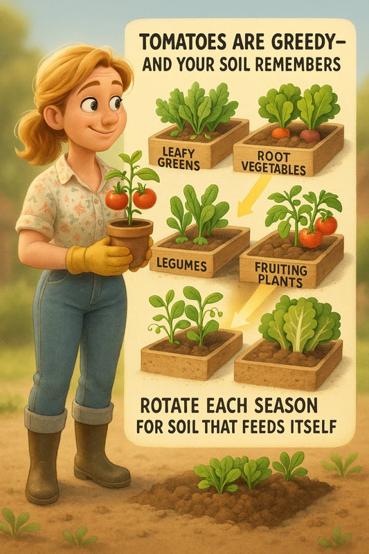 Tomatoes are greedy — and your soil remembers 👇