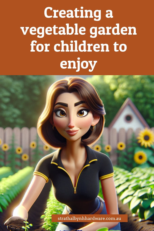 Creating a vegetable garden for children to enjoy