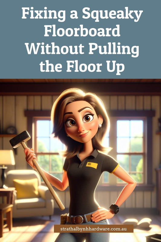 Fixing a Squeaky Floorboard Without Pulling the Floor Up
