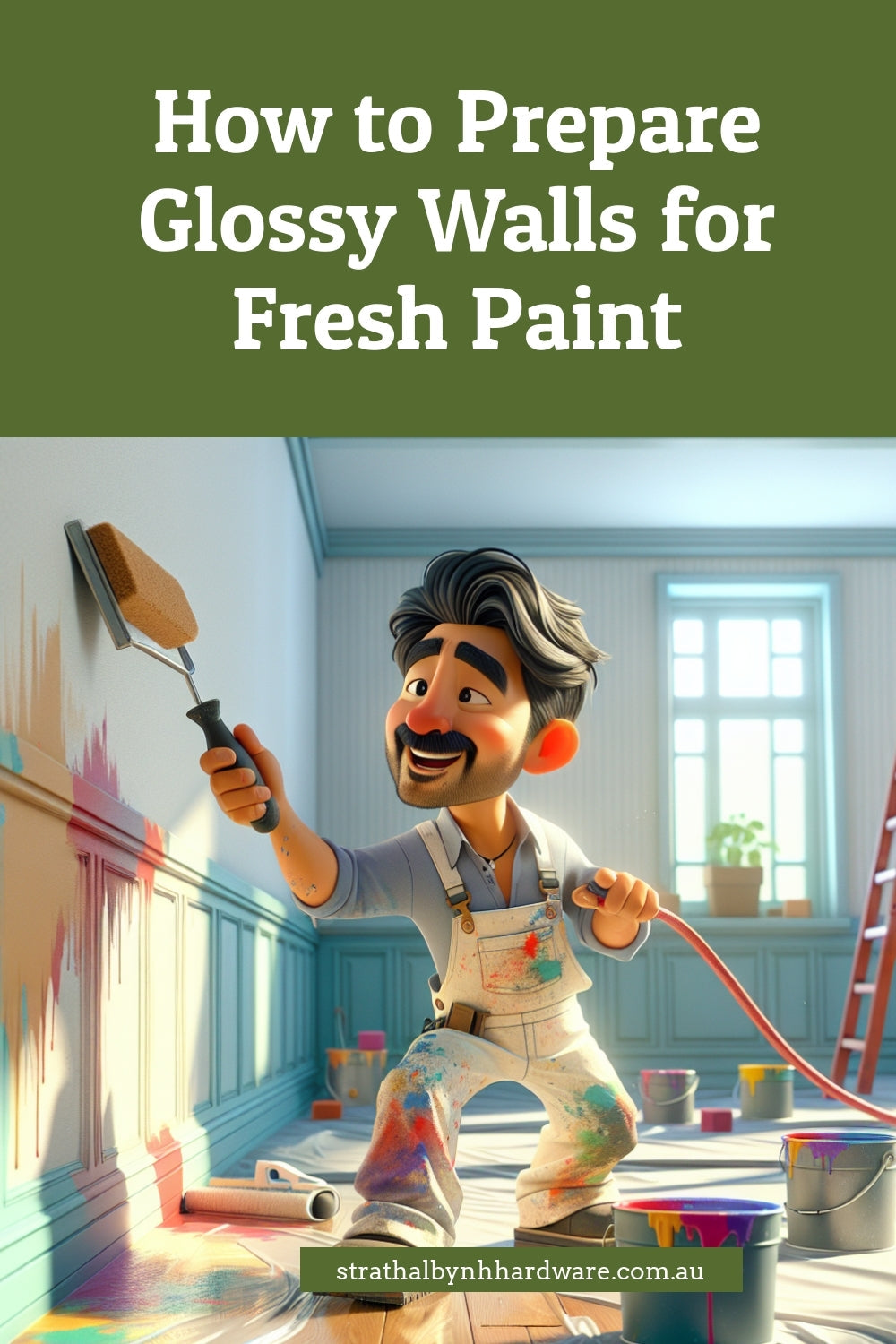 How to Prepare Glossy Walls for Fresh Paint
