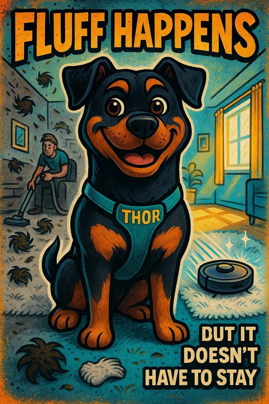 Ever hugged your dog, then vacuumed up a whole second version? 👇