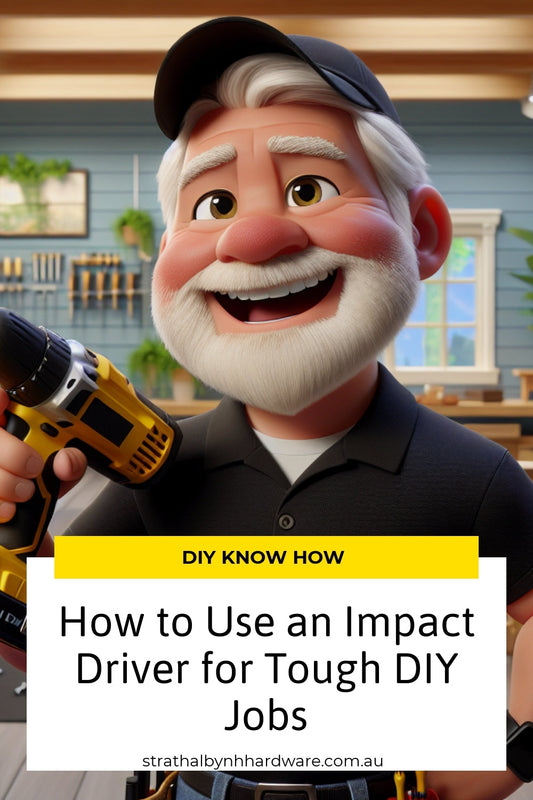 How to Use an Impact Driver for Tough DIY Jobs