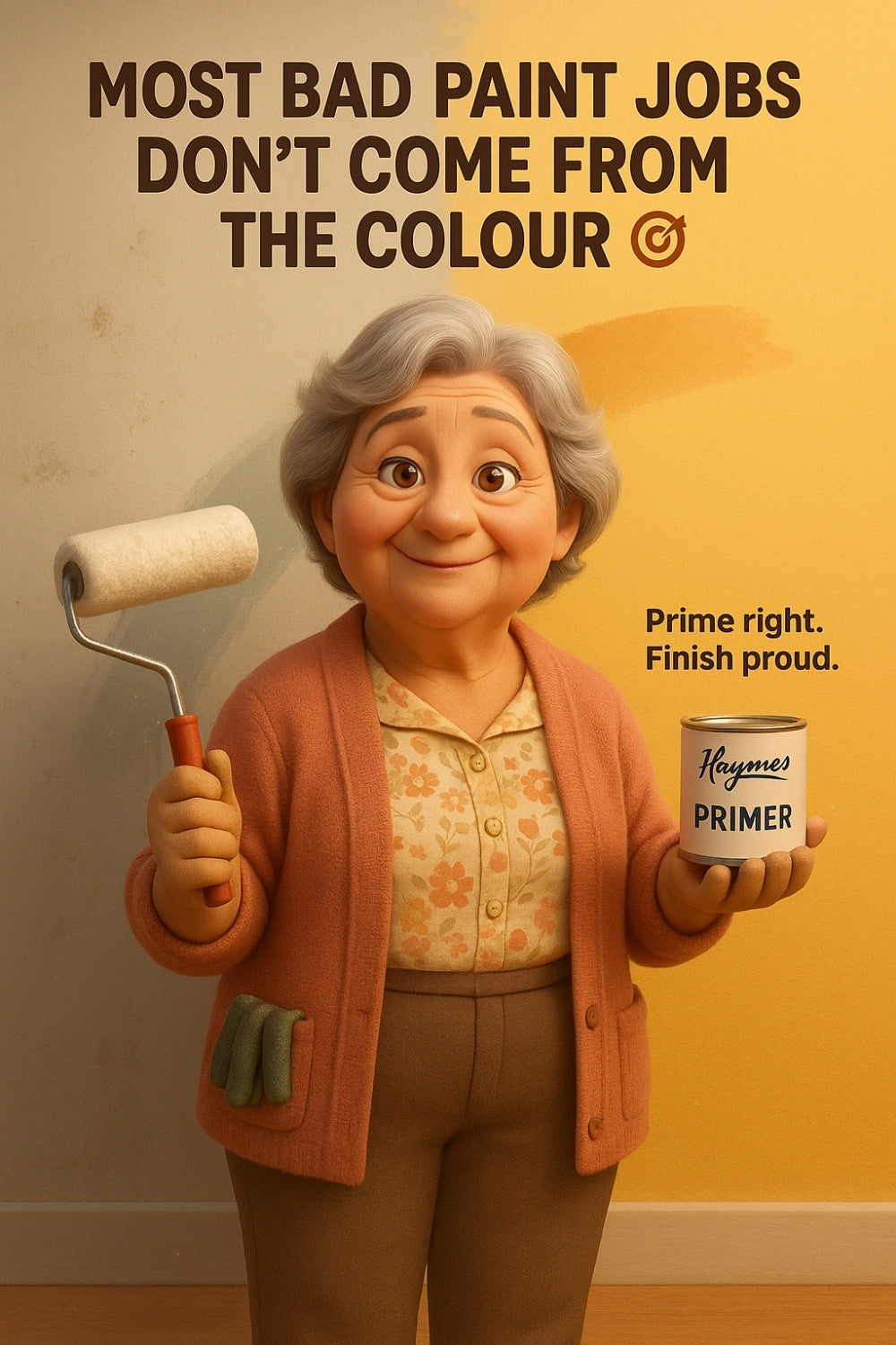 Haymes Paint knows walls — but do you know your primer? Your dream room depends on it.