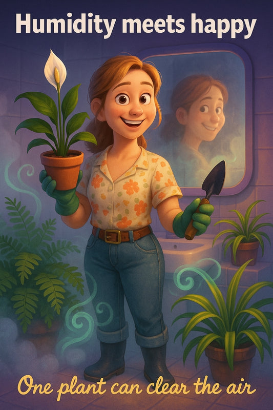 NASA says plants can dehumidify your bathroom 👇