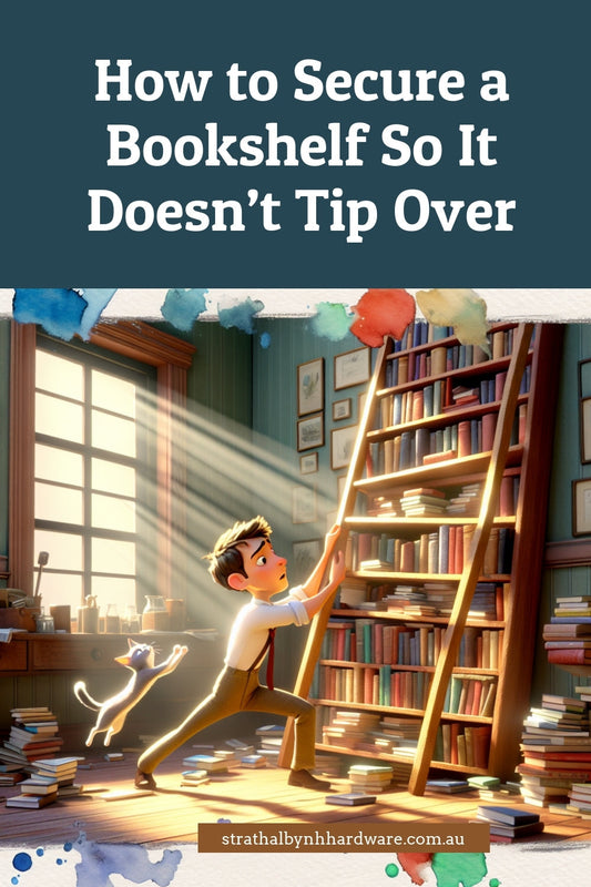 How to Secure a Bookshelf So It Doesn’t Tip Over