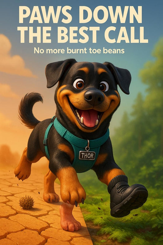 Dog boots sounded ridiculous—until the pavement cooked my paw 🔻