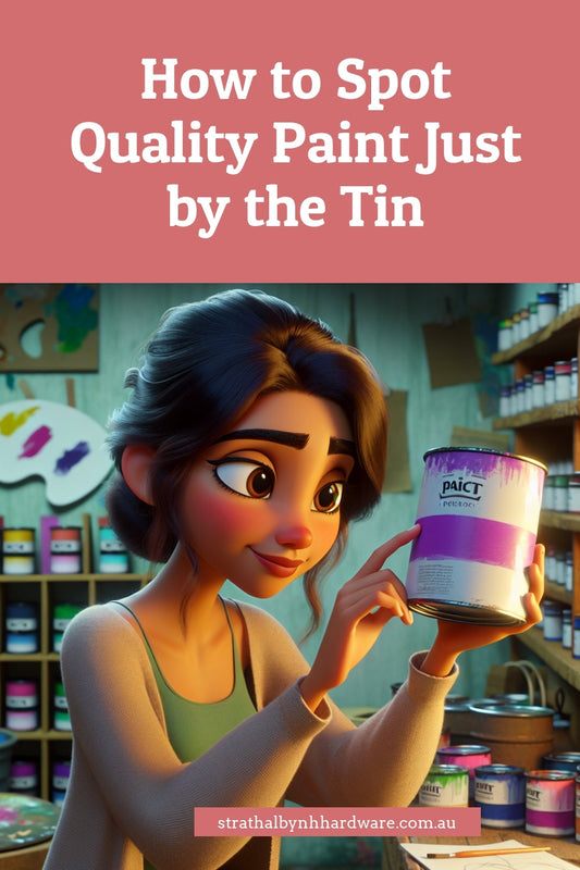 How to Spot Quality Paint Just by the Tin