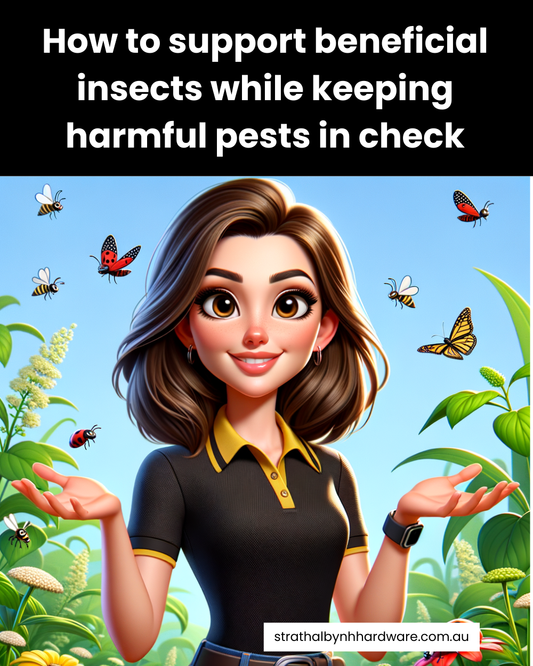 How to support beneficial insects while keeping harmful pests in check