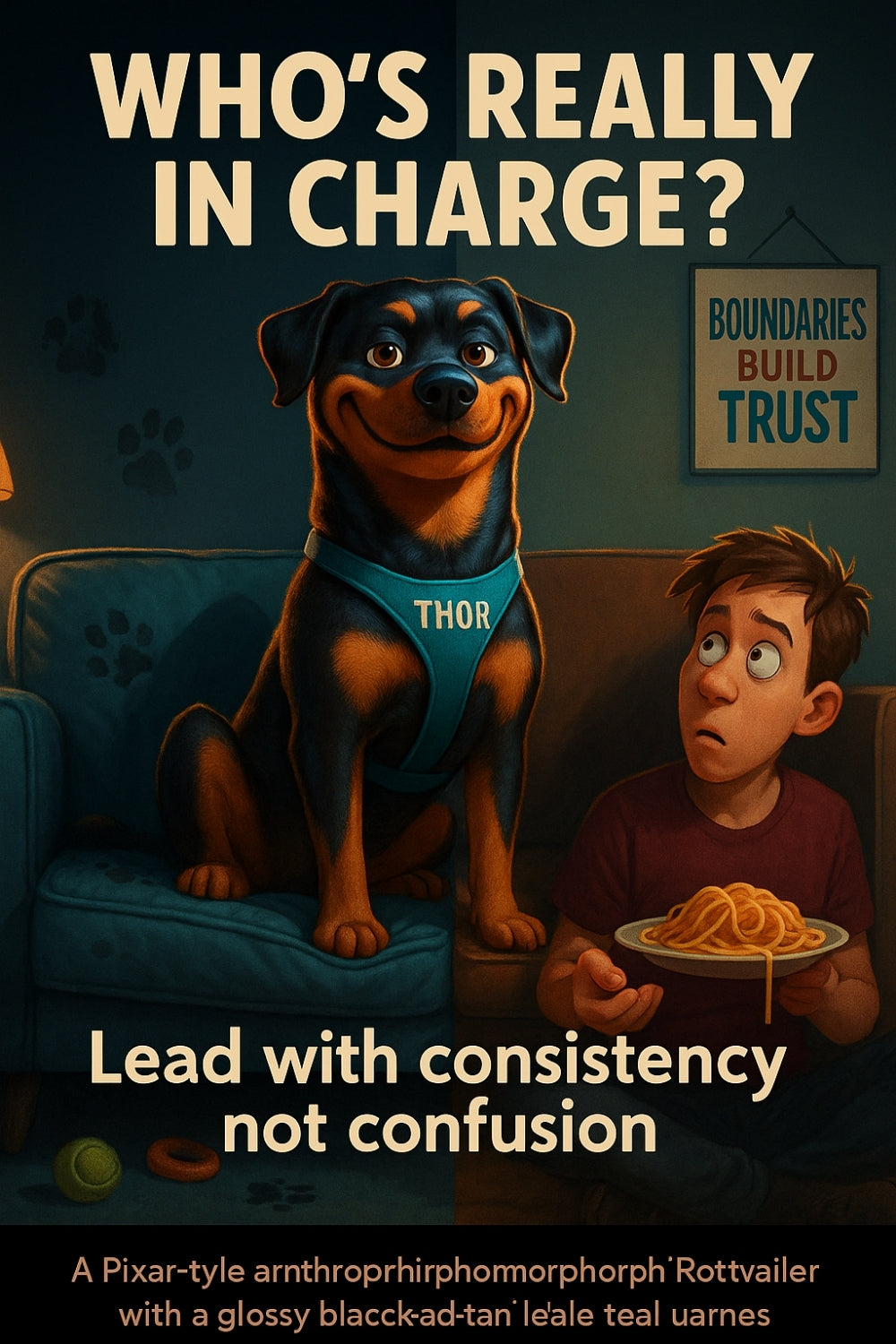 Your dog's not being sassy—he's managing your household policies 🐾