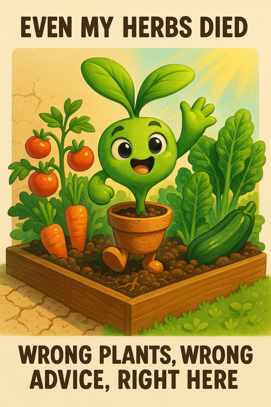 Dead herbs? Dry dirt? Here's what grows *anyway* 👇