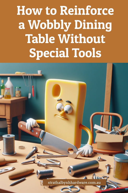 How to Reinforce a Wobbly Dining Table Without Special Tools