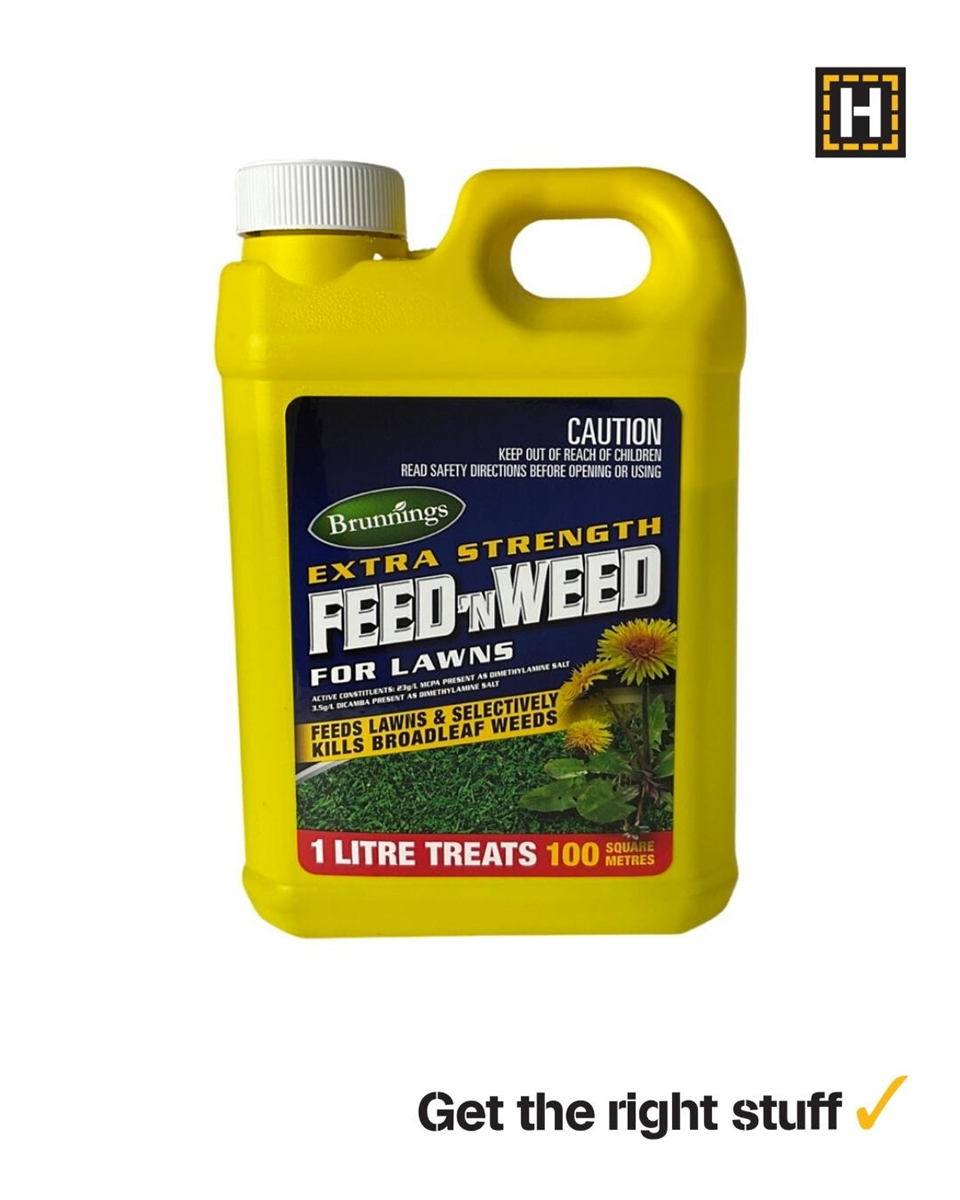 Brunnings Feed ‘n Weed Extra Strength Concentrate 1L Strathalbyn H