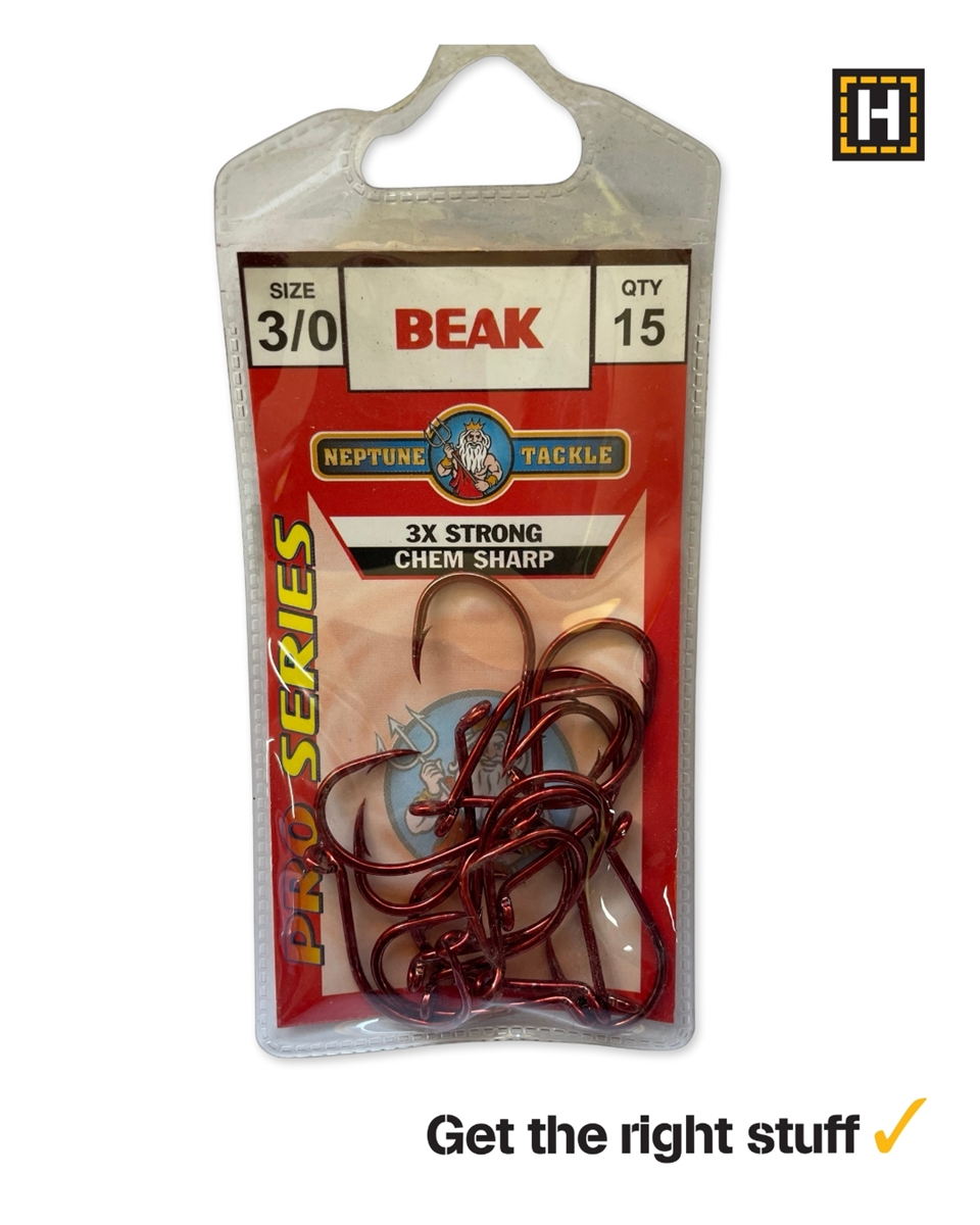 Neptune Tackle Beak Hook SZ 3/0 QTY 15
