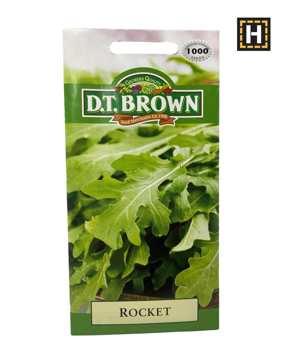 D.T. Brown Seeds - Rocket - 1000 Seed Pack