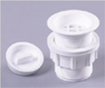 WASTE & PLUG WHITE 40MM X 70MM