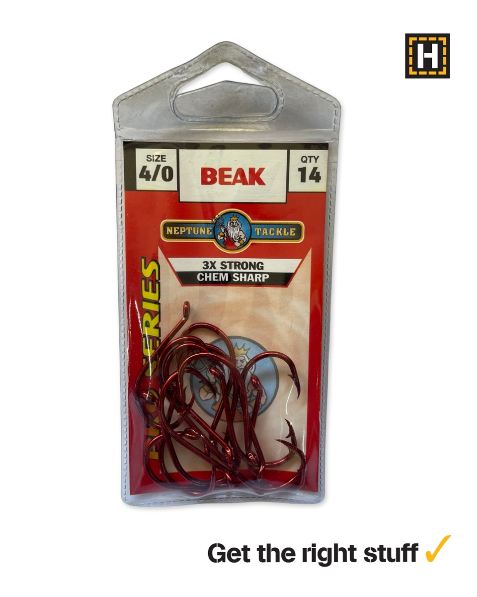 Neptune Tackle Beak Hook SZ 4/0 QTY 14