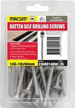 14G X 50MM BATTEN SDS C4 B/P 25