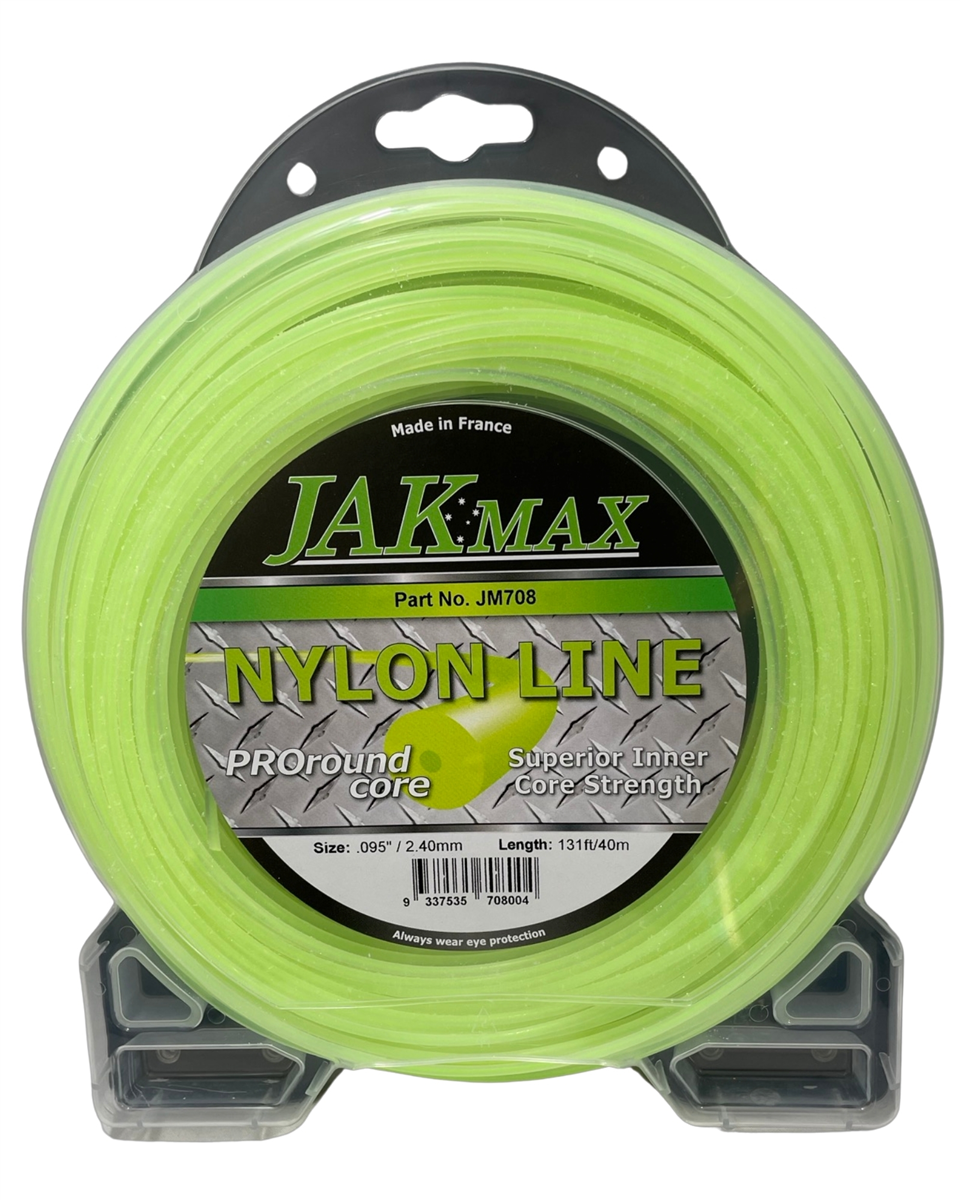 Jak Max Pro-Round - .095"/2.50mm, 1/2lb Donut Trimmer Line 40m