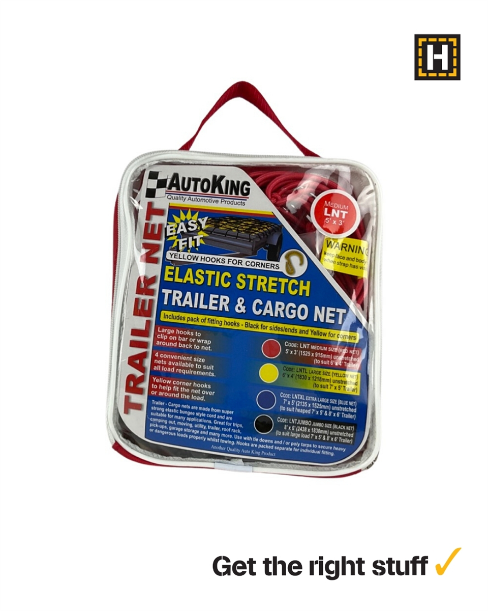 AUTOKING TRAILER NET MEDIUM to fit 6' X 4' trailer