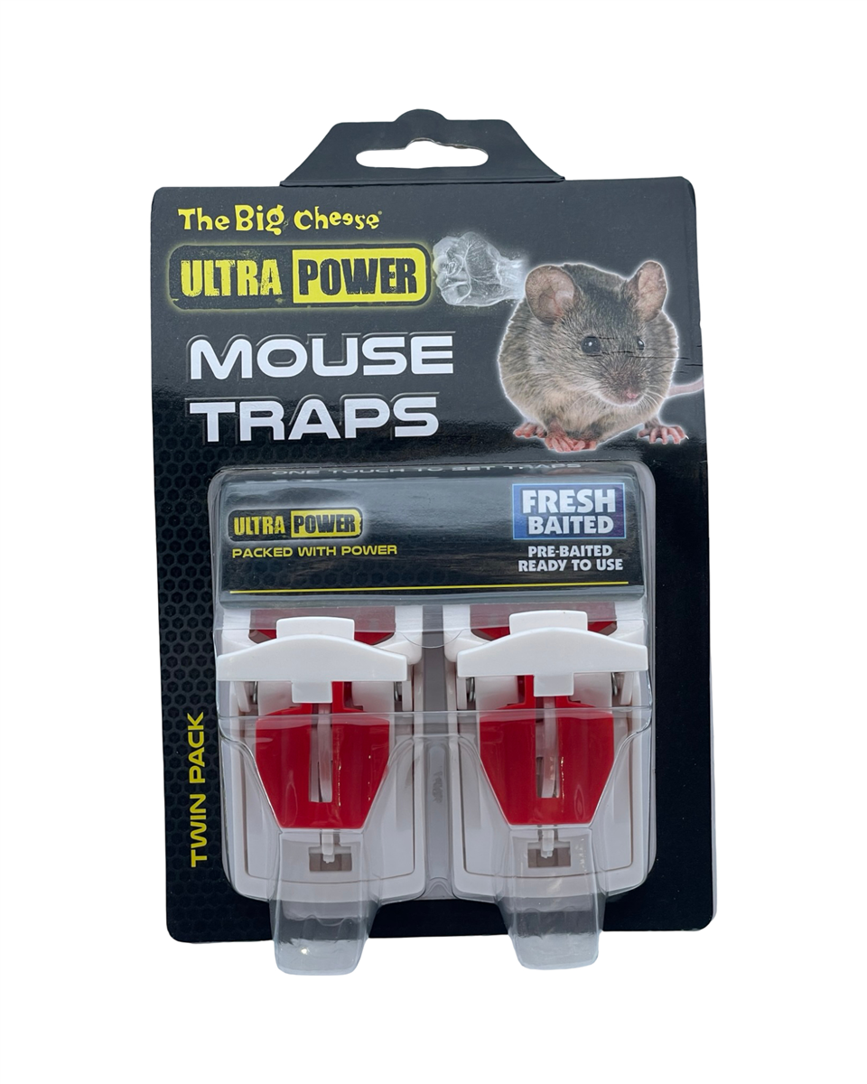 U/POWER Pre-Baited Mouse Traps 2 Pack