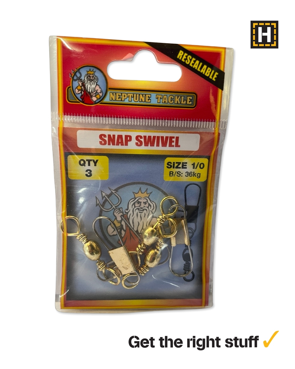 Neptune Snap Swivel SZ 1/0 Qty 3