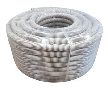 CONDUIT CORRUGATED 20MM GREY PER MTR