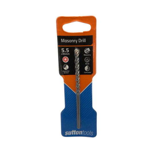 Sutton Drill D600 5.5mm X 95mm Masonry Straight Shank Standard Fixing