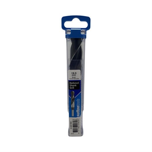 Sutton D188 Reduced Shank Drill 19.0 x 12.5mm Blue
