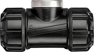 TEE 3G METRIC 25X25X3/4" FI BSP