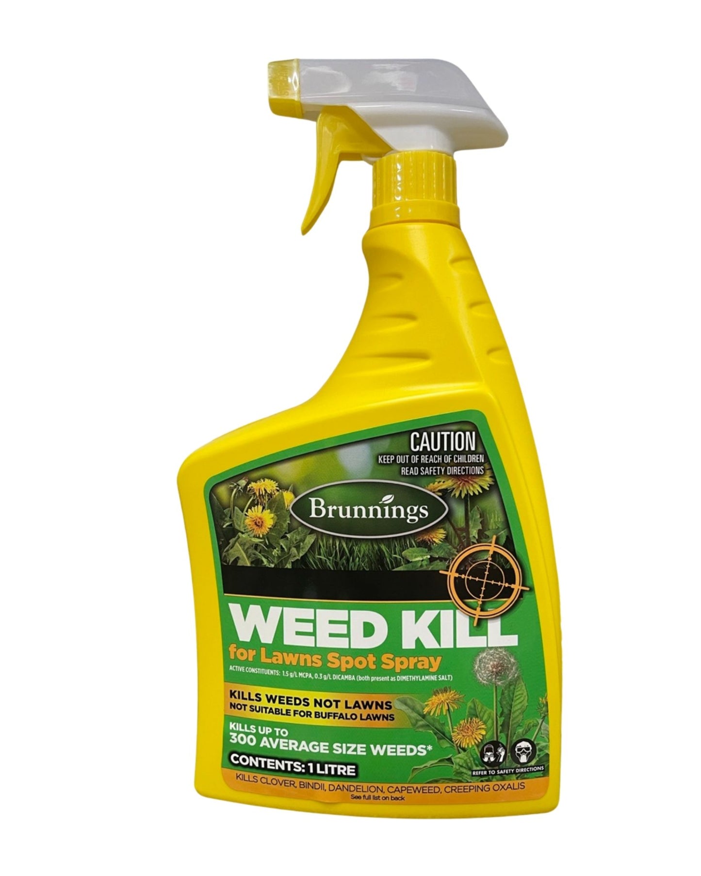 Brunnings Weed Kill For Lawns Spot Spray RTU 1L