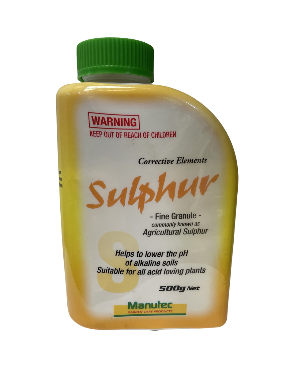 Manutec Sulphur for Lowering Soil pH 500g