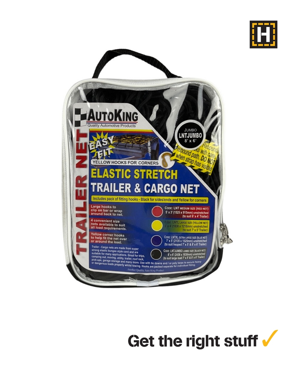 AUTOKING TRAILER NET JUMBO to fit 10' X 8' trailer