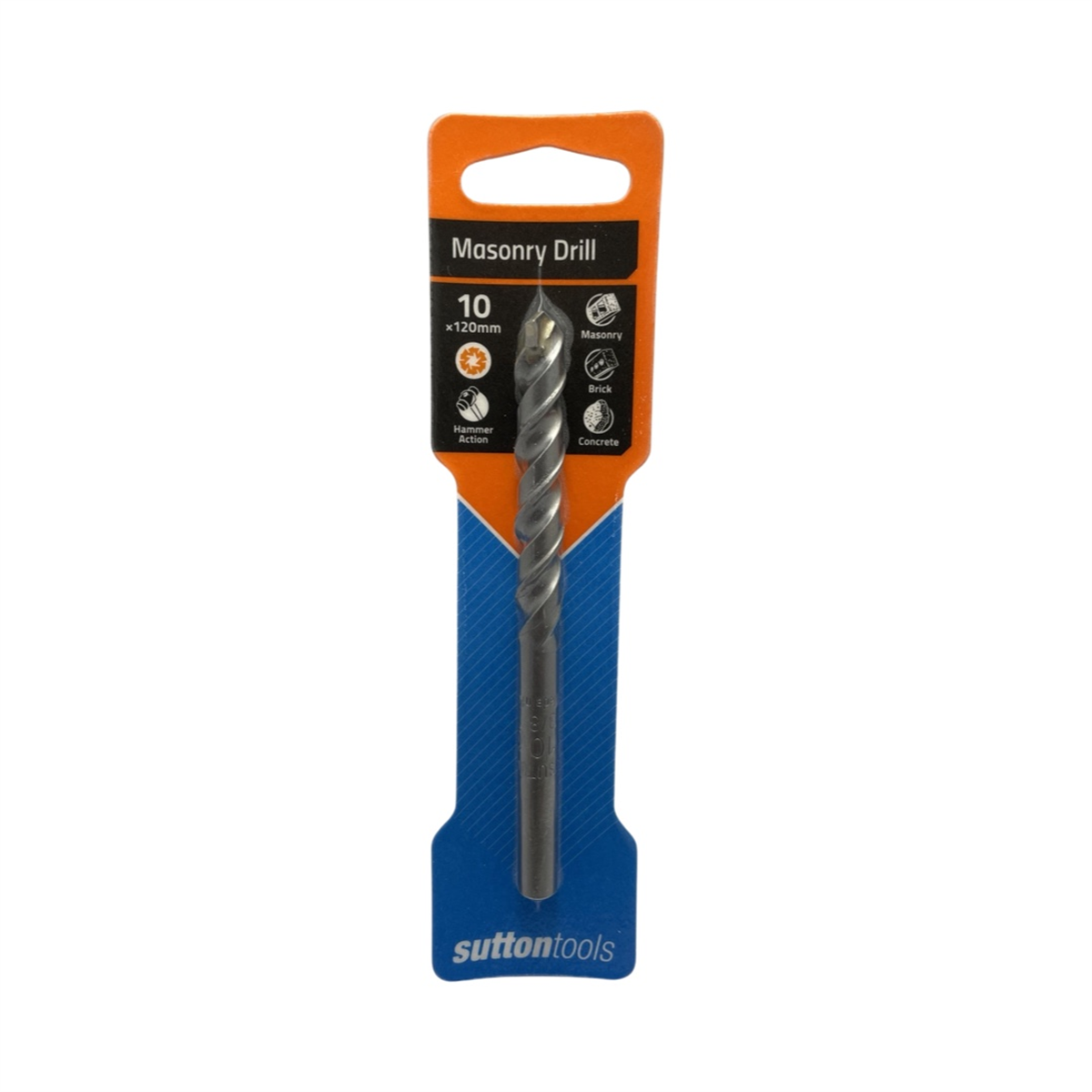 Sutton Drill D600 10.0mm X 120mm Masonry Straight Shank Standard Fixing