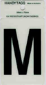 LETTER SELF ADH M 50X75MM