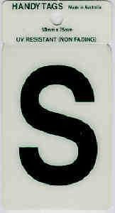 LETTER SELF ADH S 50X75MM