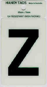 SELF ADH LETTER Z 50X75