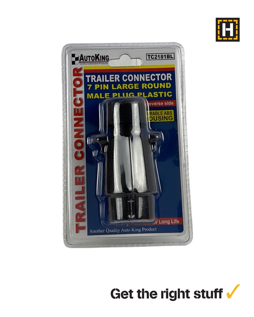 AUTOKING - TRAILER CONNECTOR Mtl Rnd 7pin plug