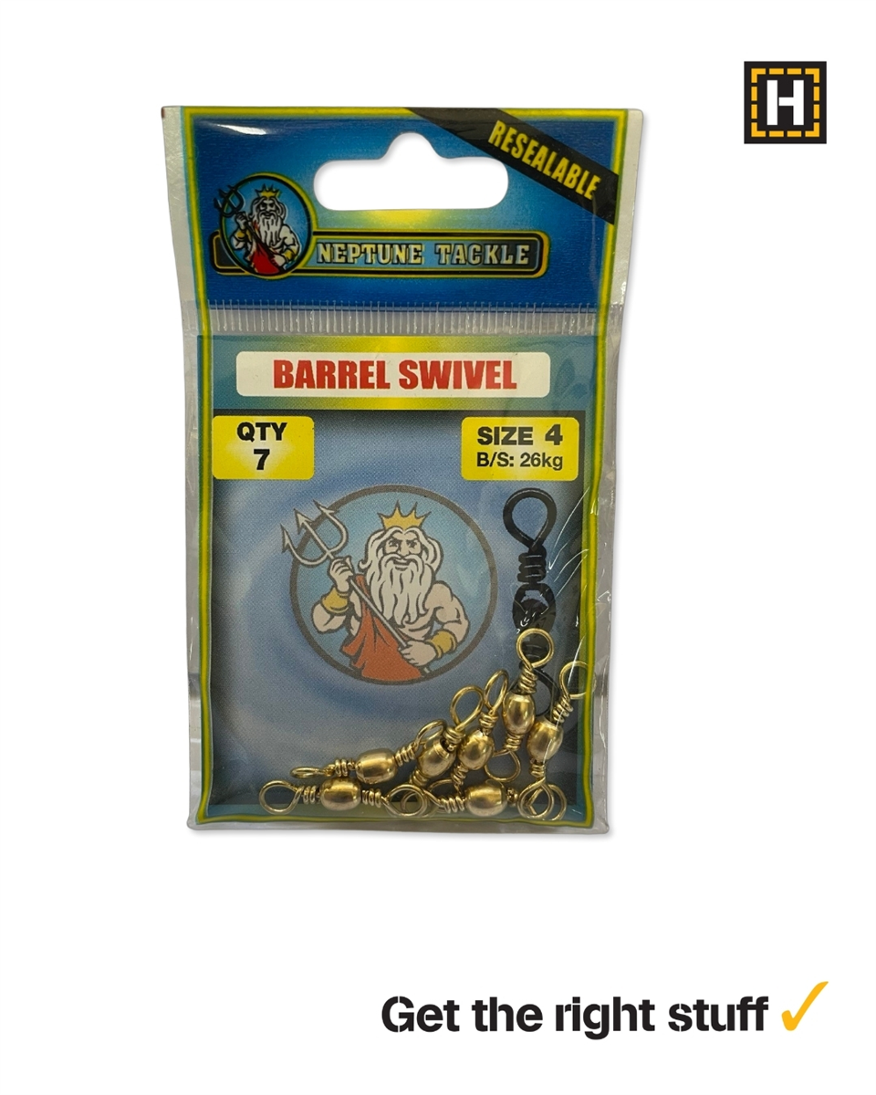 Neptune Tackle Barrel Swivel Size 4
