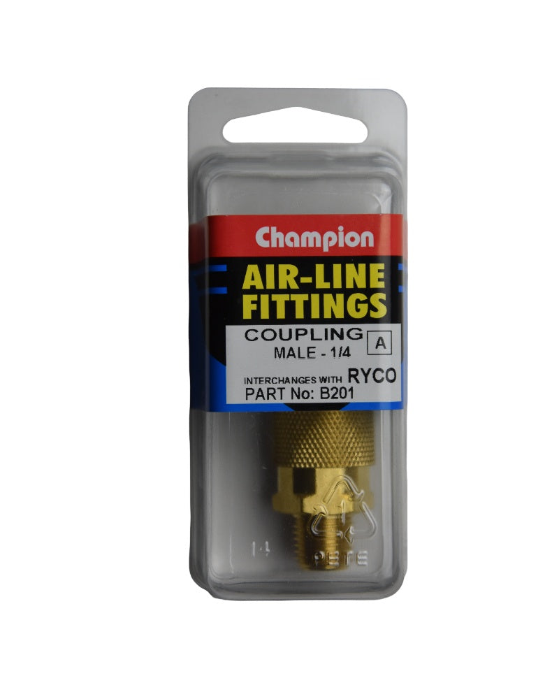 Champion Air Coupler 1/4 Male Thread Ryco Style