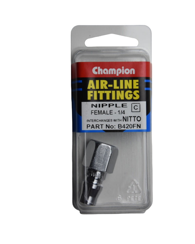Champion Air Nipple 1/4 Female Thread Nitto Style