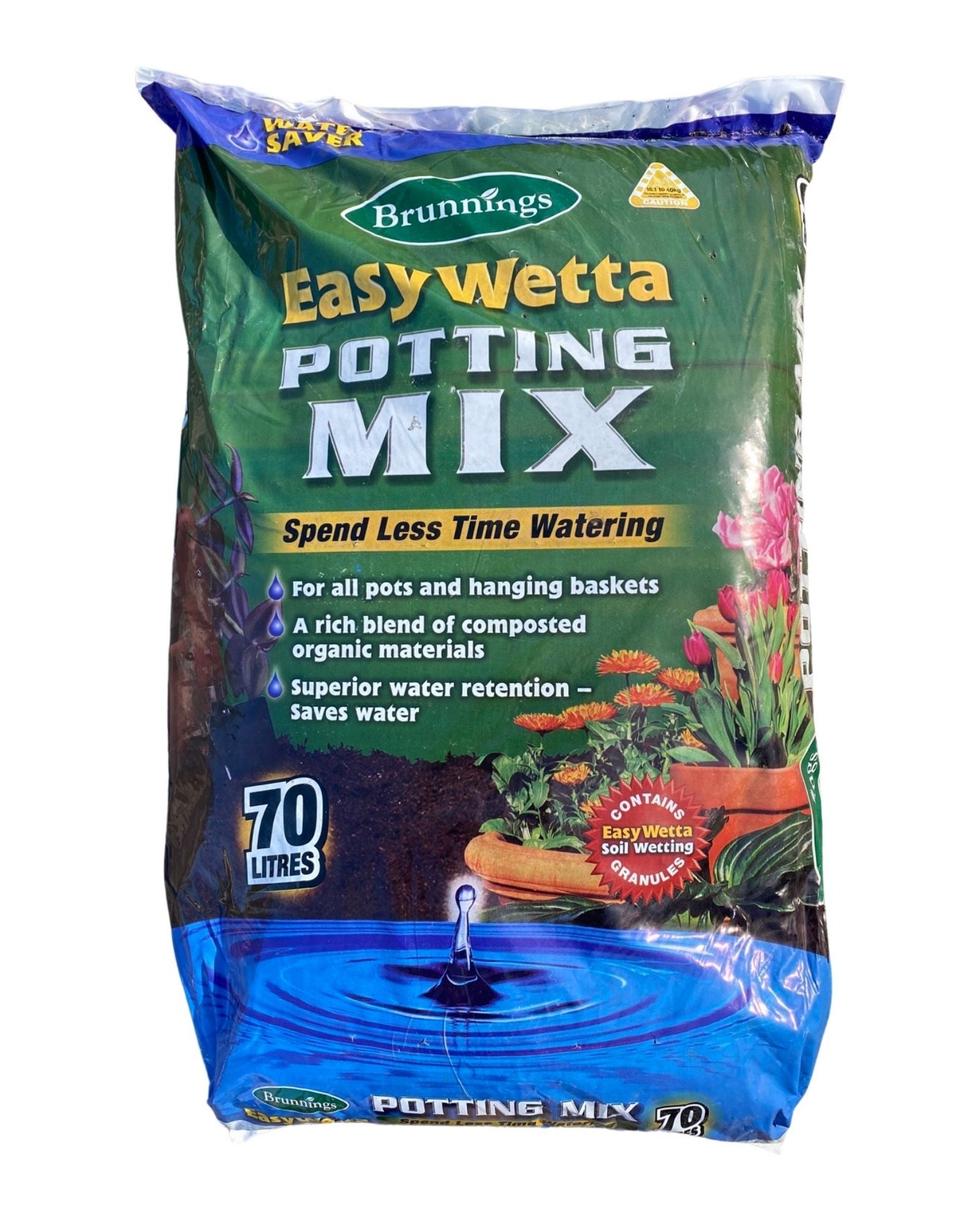 brunnings coir potting mix Brunnings Easy Wetta Potting Mix 70L