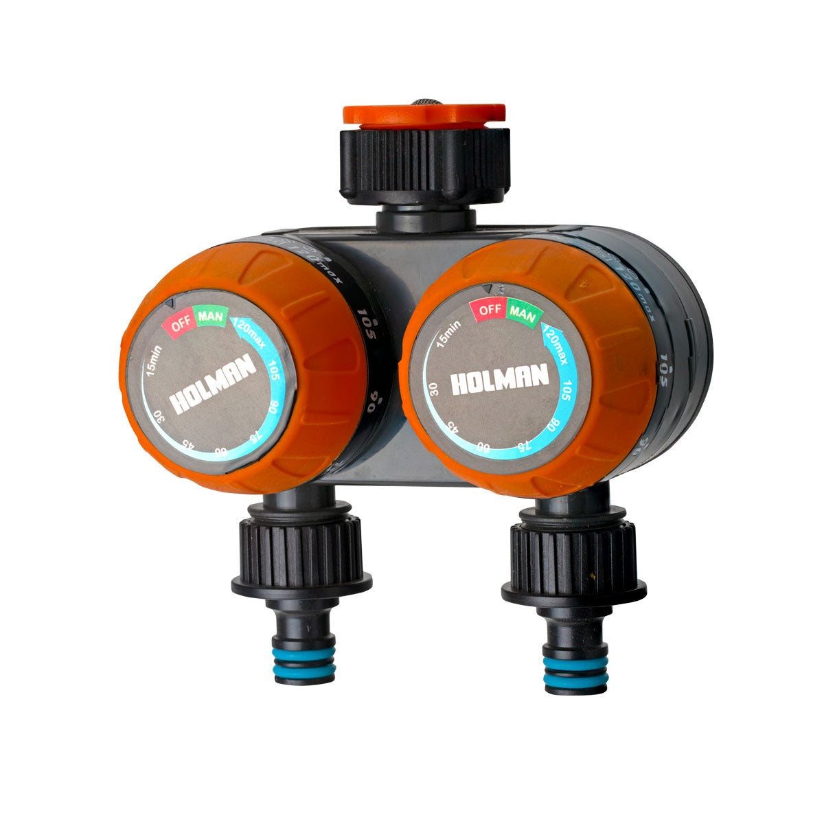 DUAL OUTLET 2 HOUR MANUAL TAP TIMER WITH ADAPTOR