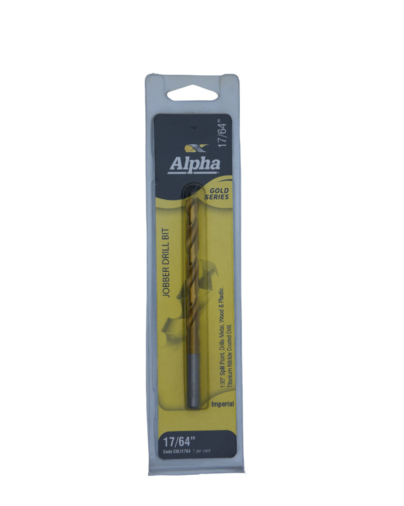 17/64in (6.75mm) Jobber Drill Bit Carded - Gold Series