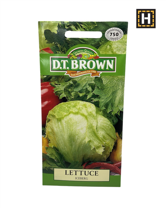 D.T. Brown Seeds - Iceberg Lettuce - 750 Seed Pack