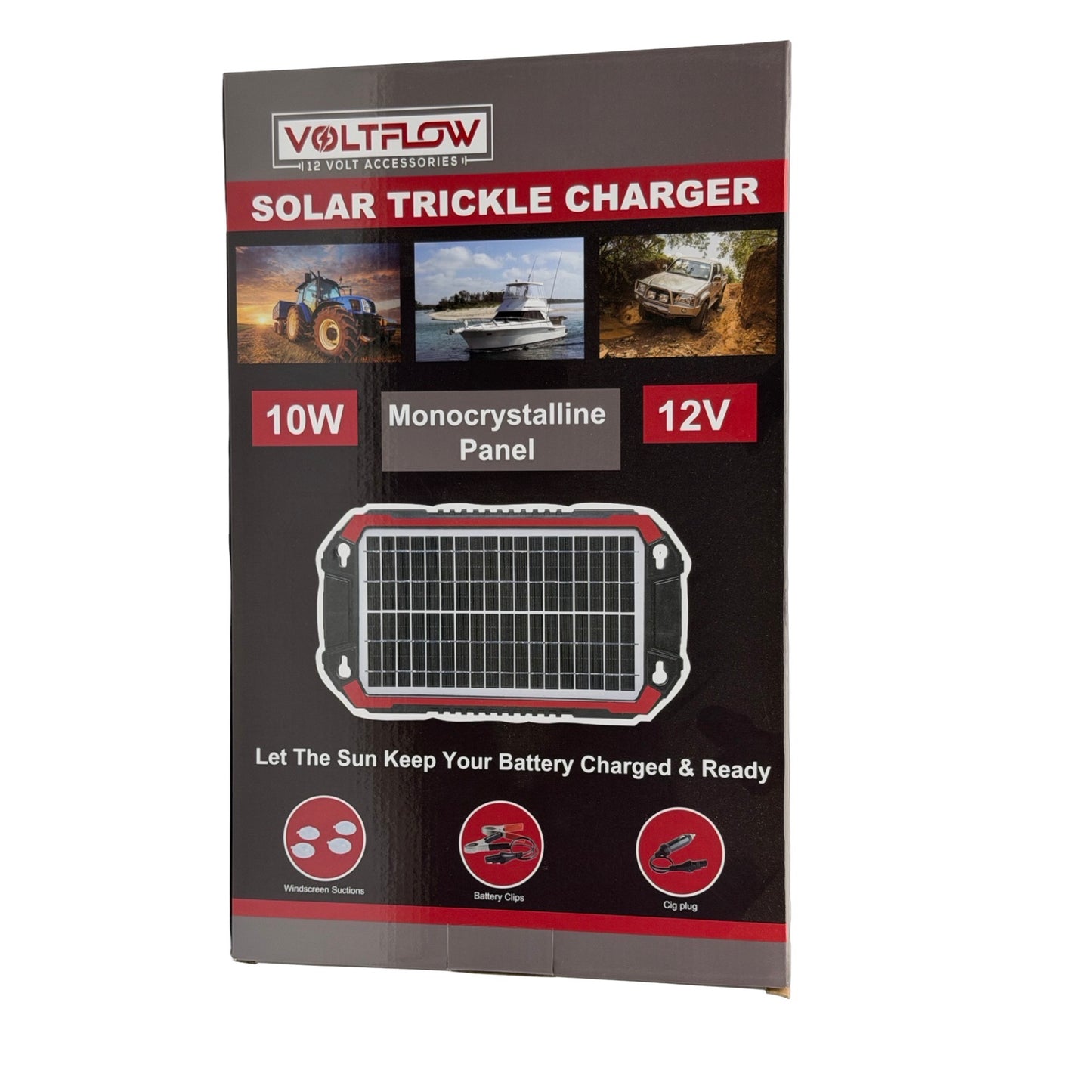 VoltFlow Portable Solar Panel Charger 10W