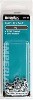 HEX HALF NUT ZNC BSW 5/32 PK50
