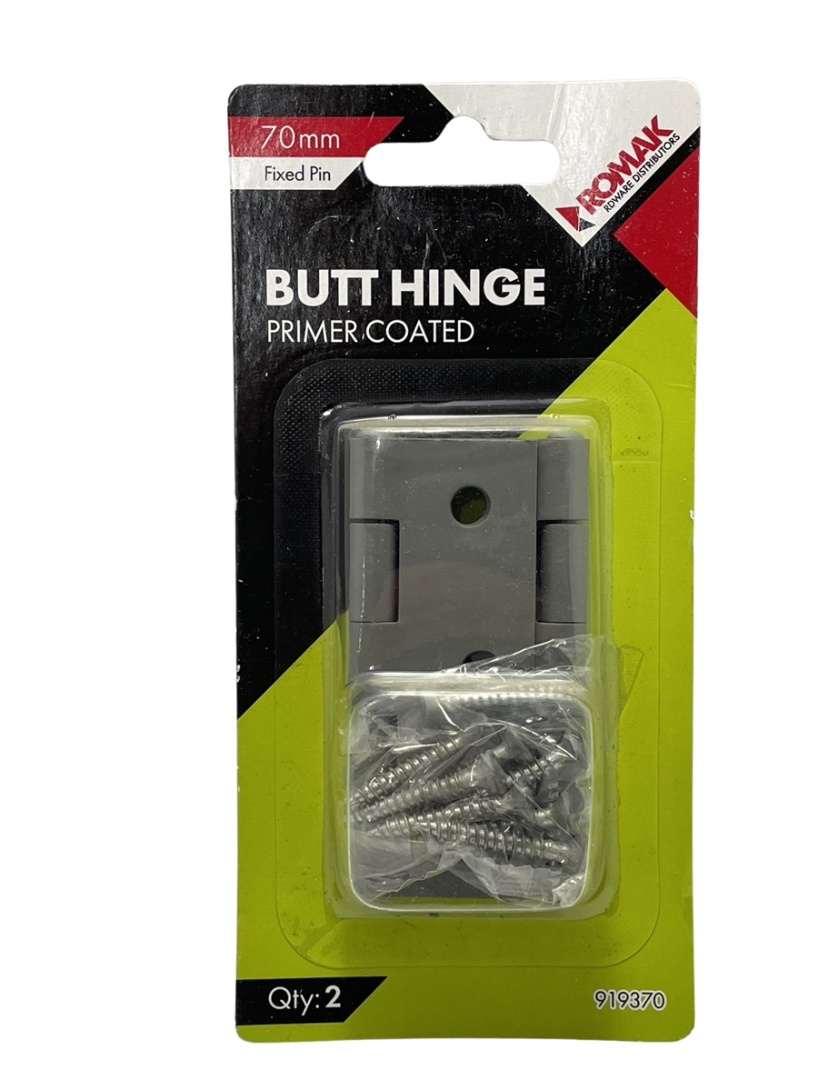 Romak Butt Hinge Primer FP 70x50x1.6MM