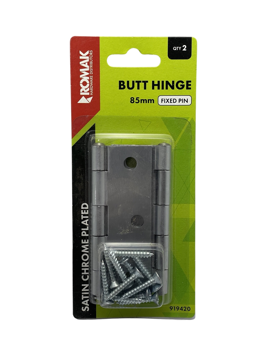 Romak Butt Hinge SCP FP 85x60x1.6MM