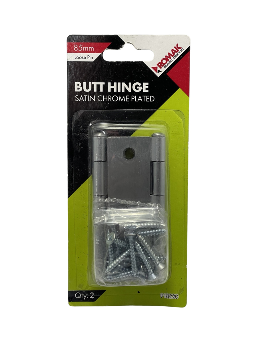 Romak Butt Hinge SCP LP 85x60x1.6MM