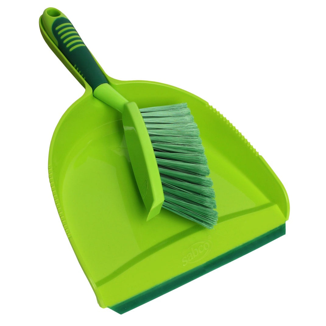 Sabco Lifestyle Dustpan and Brush Set, Green